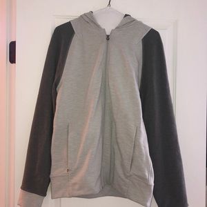 Lululemon men’s gray zip up hoodie